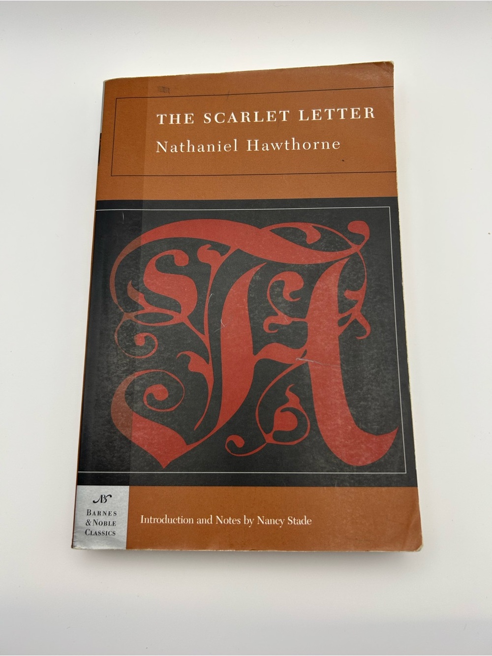 Barnes & Noble The Scarlet Letter - Brown & Red Back Cover
